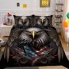 3D Eagle Printing Duvet Covers Children Teens Home Bedclothes Single Twin Bedroom Decor Polyester Bedspreads