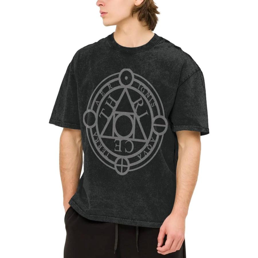 

Westble Thrice Band Men s Vintage T-Shirt Drop Shoulder Short Sleeve Crew Neck Graphic Tee Top XXXXXL