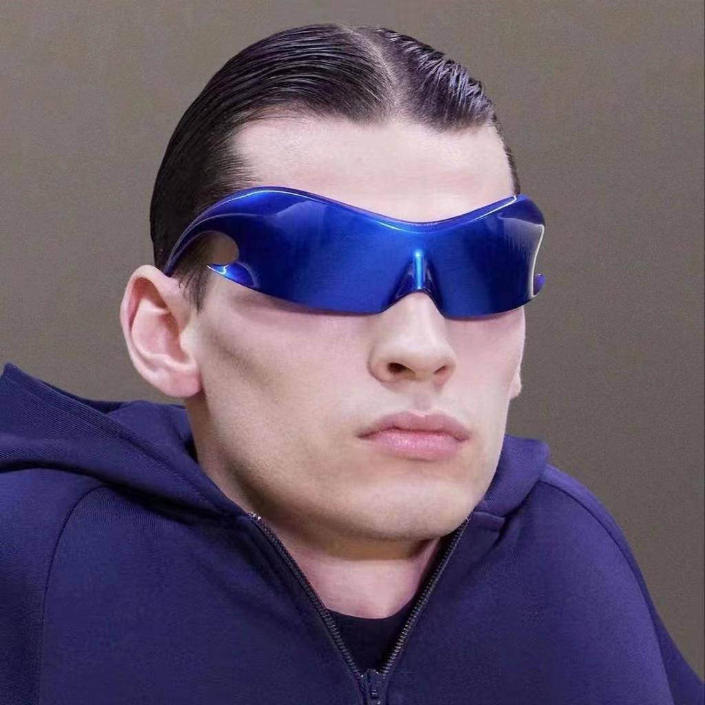 2023 Stylish Reflective Cycling Sunglasses - Colorful, European & American Design, Hip-Hop Inspired, Bold Sports Eyewear