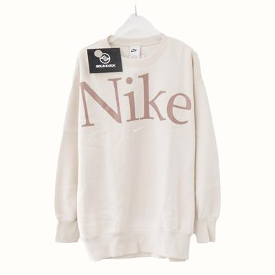 Nike Felpa Casual Girocollo a Manica Lunga con Stampa Alfabeto FN3655-104