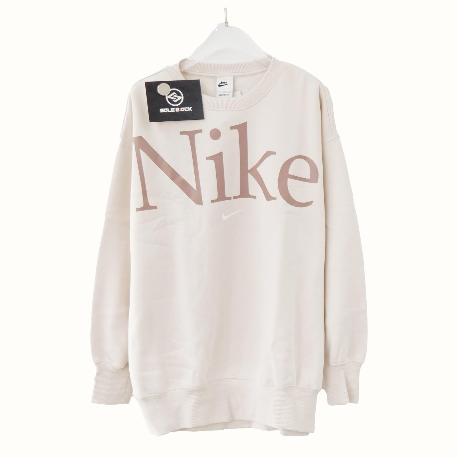 Nike Alphabet Crew Neck Casual Long Sleeve Sweatshirt FN3655-104 M