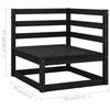 VidaXL Garden Lounge Set 2 Pcs with Cushions Patio Furniture Outdoor Furniture Garden Furniture Patio Furniture Black 805749