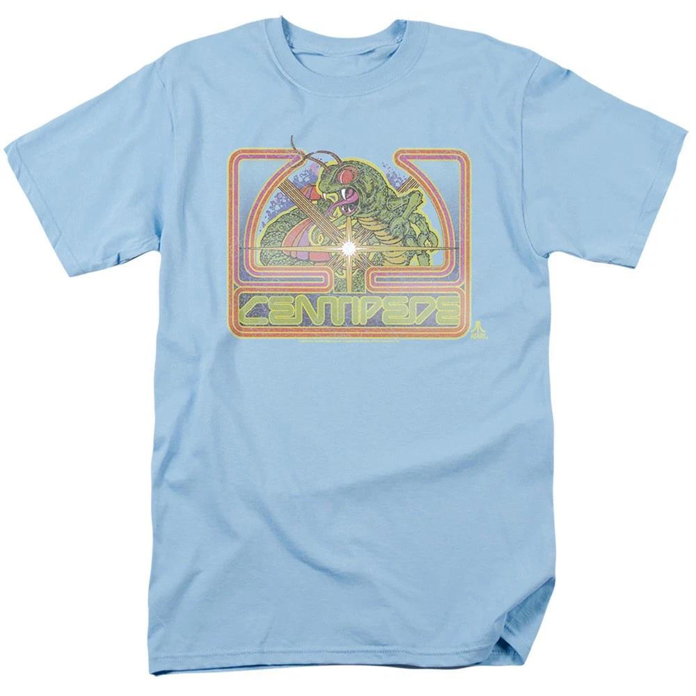 Atari - Classic Centipede - Unisex Short Sleeve Children s T-shirt - Blue 140