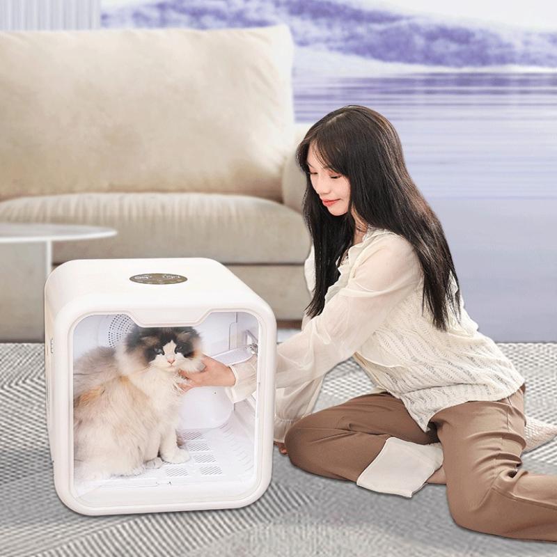 Pet Drying Box Silent Cat Dog Blowing Machine Care Automatic Cat Hair Dryers Dog Bath Dry Room Dryer Grooming Pet Products