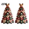 Festive DIY Projects for Holidays Quilted Fabric Christmas Tree Craft Kit Vintage Patchwork Sewing Set Unique Handmade Presents Tabletop Decor Xmas