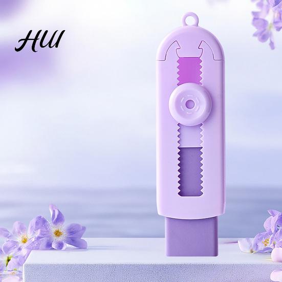 Portable Eraser Case Push Pull Retractable Eraser, Cute Pastel Pencil for No Trace Students, Clean Dustless 2B Kids, School Supplies Retract