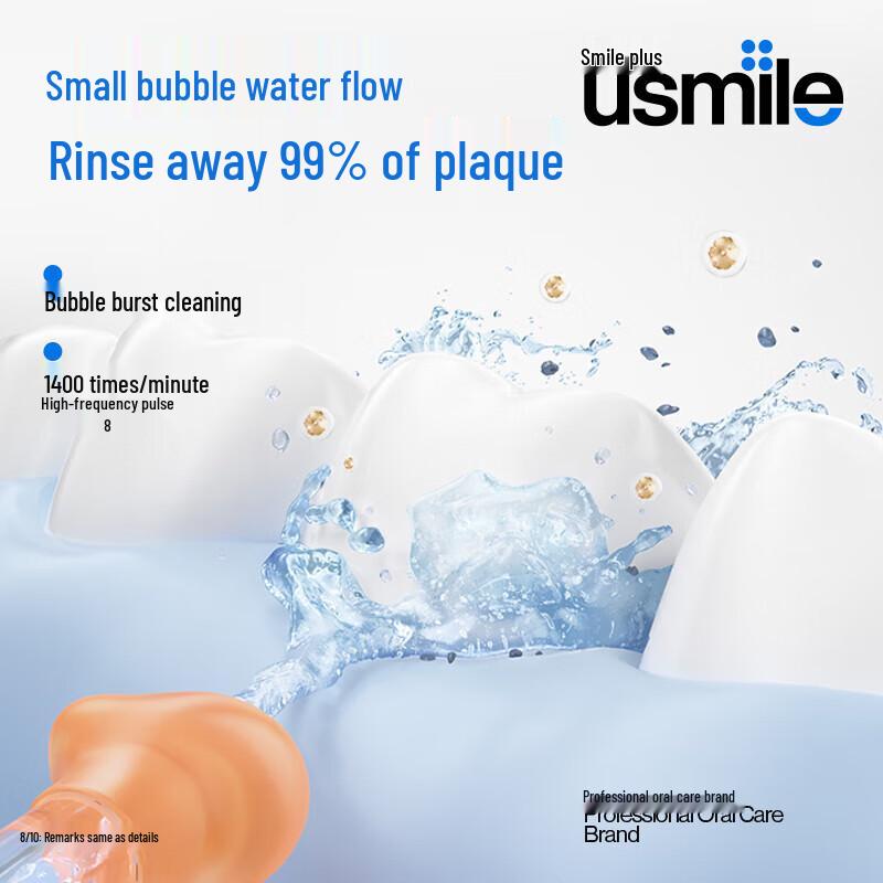 Usmile C10S 2nd Gen Cordless Water Flosser CN plug (adapter included)