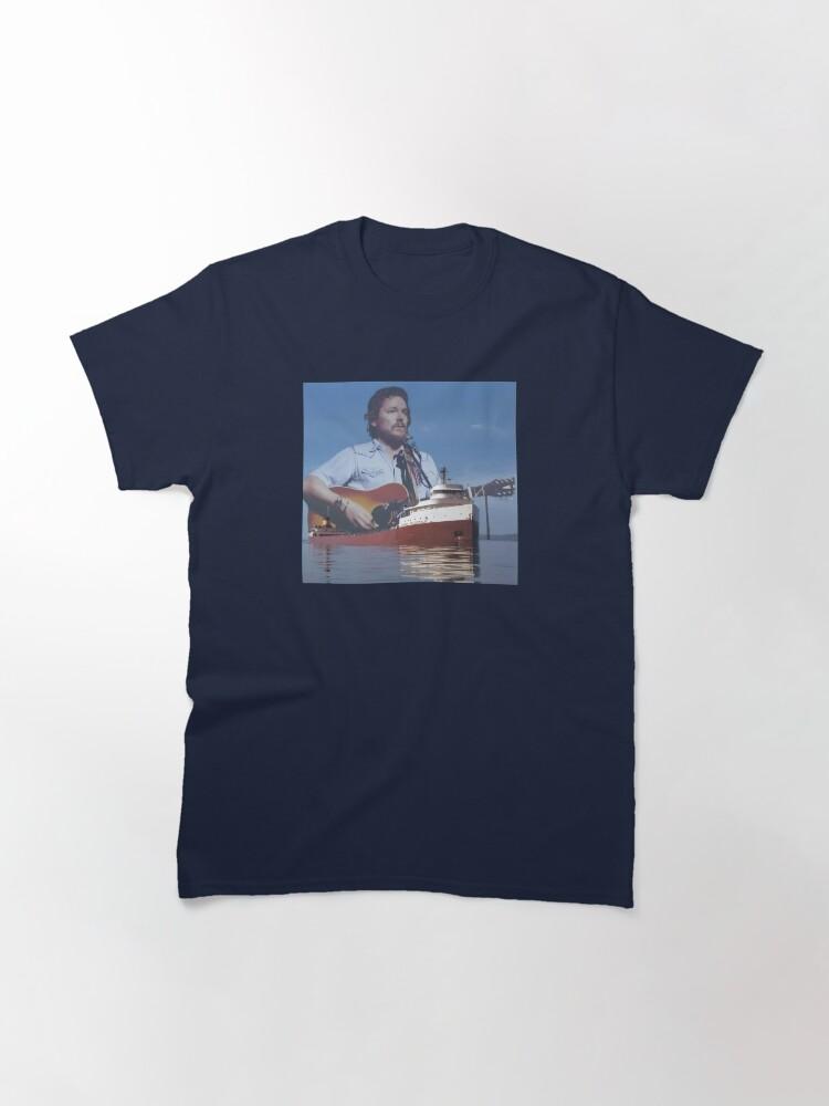 Gordon Lightfoot Gordon Lightfoot and Edmund Fitzgerald Classic T-Shirt