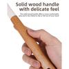 Wooden Handle Silicone Spatula Kitchenware Set High Temperature Resistant Household Non-stick Cooking Spatula Spoon Spatula.