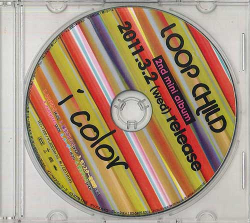

CD LOOP CHILD - I Color NONE IMPERIAL RECORD 2011 Japan Japanese Pop/Rock Used