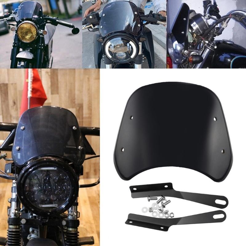 Motorcycle Windscreen Front Windscreen Motorbike Modification Accessories Deflector Windshield Replacement Parts