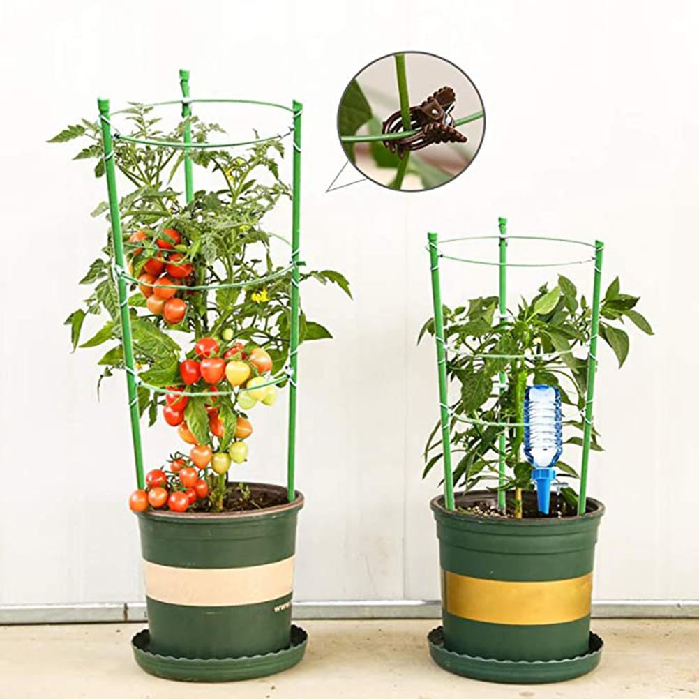 4er-Pack Kletterpflanzen-Stützkorb Gartengitter Blumen Tomatenständer Gartengerät Tomatenkäfig