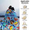 Customiz Name Personality Paw Patrol Blanket Soft &Warm Sofa Office Bed Travel Lunch Break Blanket, Gift Suitable All Seasons