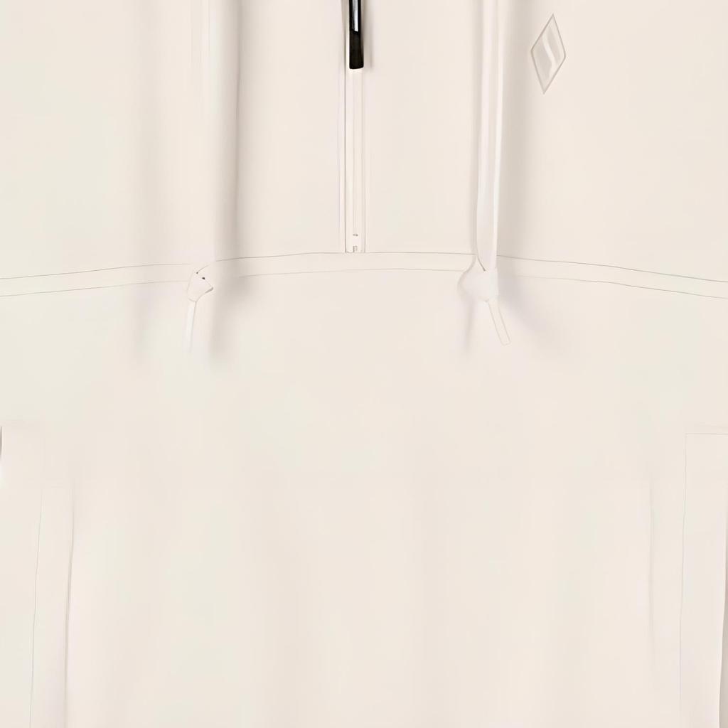 Skechers Sports Lifestyle Series Hooded Pullover Comfortable Sweatshirt Women sweatshirt White-Sand L124W040-00F1