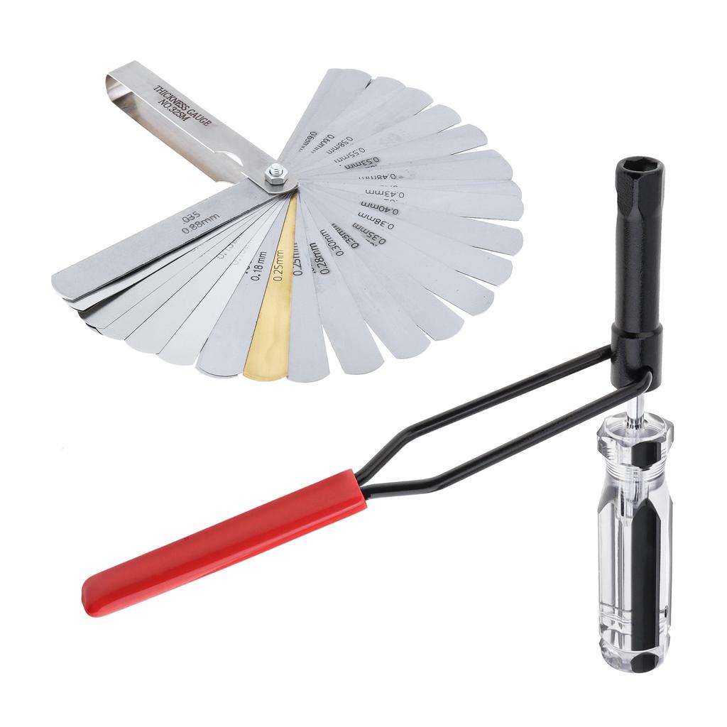 10mm Locking Nut Valve Adjustment Tool with Feeler Gauge Multifunctional