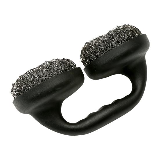 Stainless Steel Wire Brush Two Steel Wire Ball Brushes Ergonomic Handle Cookware Cleaning Brush for Kitchen Cleaning