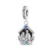 Family Boy Girl Charm Pendant Decorative Bead Jewelry Bracelet Accessories Copper