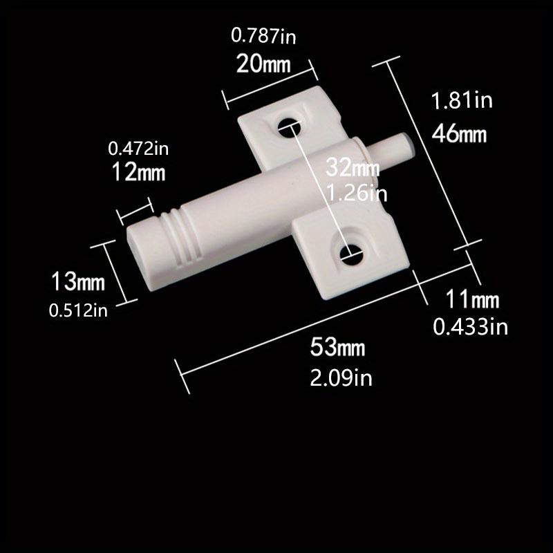 10PCS Gray White Kitchen Cabinet Door Stop Drawer Soft Quiet Close Closer Damper Buffers For Furniture Hardware