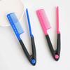 1pcs V Shaped Straight Hair Comb Plastic Detangle Hair Styling Comb Folding DIY Hair Straightener Salon Hair Styling Tools
