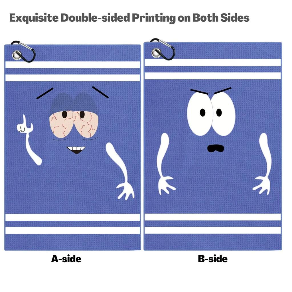 Zábavný prémiový golfový ručník z mikrovlákna, Potištěné golfové ručníky na golfové tašky pro muže a ženy, Skvělé golfové příslušenství pro muže golfisty