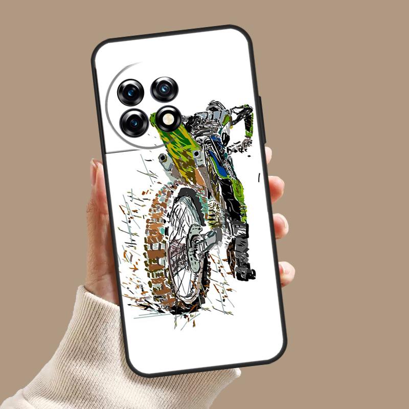 Freestyle Motocross Sport Case For OnePlus Nord 5 CE 3 4 Lite N20 N30 OnePlus 15 13 12 11 10T 13T 13R 8 9 10 Pro Cover