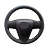 Osłona na kierownicę do samochodu Mazda 3 Axela 2008-2013 Mazda CX-7 CX7 2010-2016 Mazda 5 2011-2013 skórzany warkocz do kierownicy