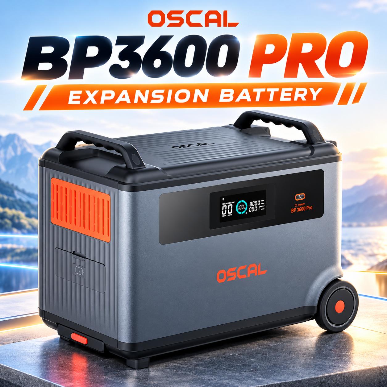 Oscal BP3600 Pro Expansion Battery for