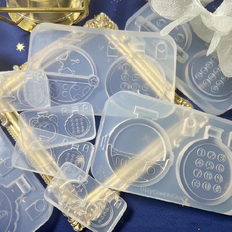 Resin Shaker Mold,Reusable Cute Silicone Quicksand Mould for DIY Crafts Making