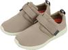 Marianne Shoes SaiSai Foot Mechanics Stretch Knit Sneakers, Mocha Beige, Size S (22.0-22.5cm), WG150