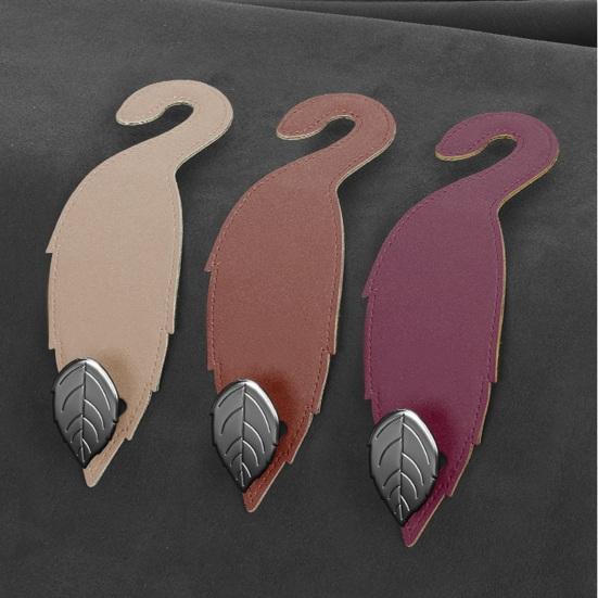 Car Seat Back Hook Leaf-Shaped Design Strong Load-bearing Simple Installation Automotive Seat Back