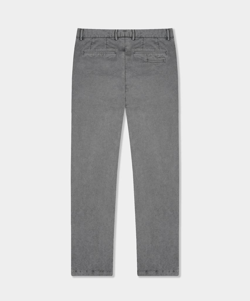 BIRBANTE Sondrio Garment-Dyed Chino Pants - Gray