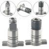 Electric Brushless Wrench Shaft Accessories 2pcs Set 18V with 4 Inch Hex Adapter Compatible with Quick Change and Drill Chucks