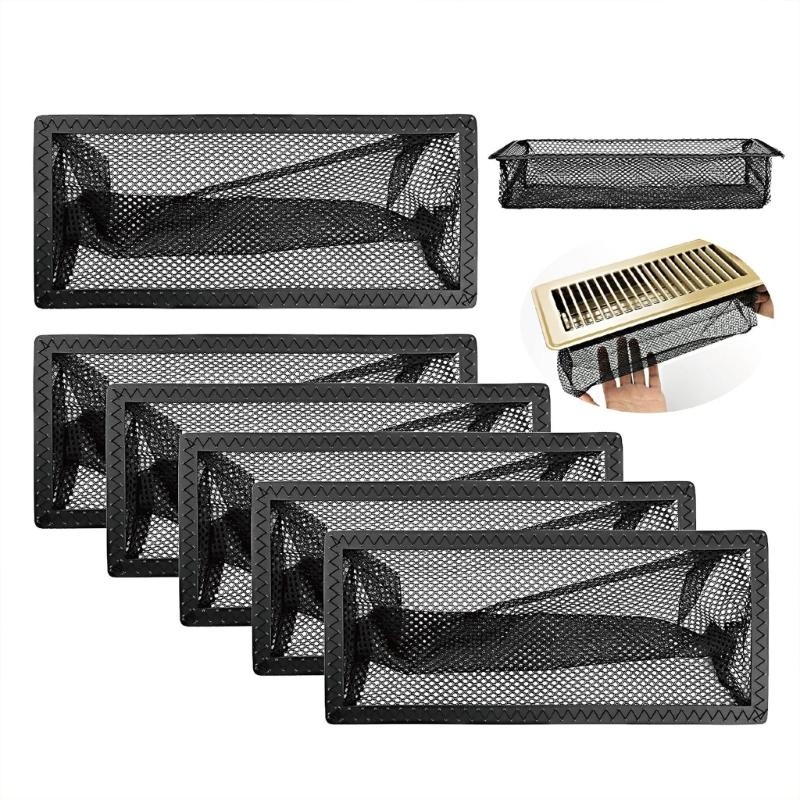 Floor Register Cover Trap Floor Air Vent Cover Screen for Kitchen and Home Air Vent Filters  Floor Vent Mesh Filters Net