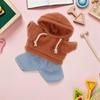 CALLARON Plush Doll Clothes Set (30cm) - Bear Hoodie & Jeans - Cute Mini Clothes Only - Dress Up DIY Accessories Costume