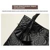 Genuine Leather Women's Bags Genuine Cowhide Bags Camellia Handbags Large Bags One Shoulder Messenger Bags