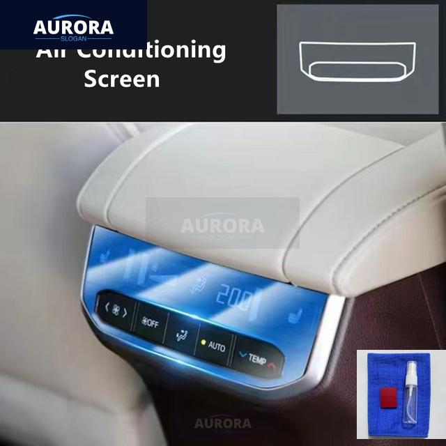 For TOYOTA HIGHLANDER & KLUGER Car Interior Center Console Transparent TPU Protective Film Anti-scratch Repair Film