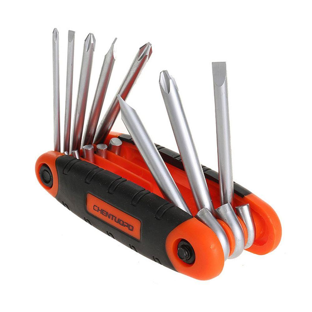 Durable 8 In 1 Multifunctional Hand Tool Hexagon Spanner Hexagonal Wrench Screwdriver Set