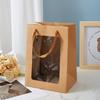 Transparent Window Tote Bag for Flowers & Dolls – Perfect for Qixi Festival & Mother's Day Gifts