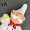 Kitchen Gadgets for Barbecue Grill Refrigerator Magnet Bottle Opener, 3D Cartoon Chef Resin Beer Cute Decor Home Soda Manual Can Punch Opener