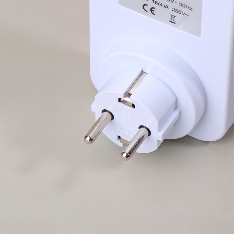 Eu Plug Timing Socket 24-Hours Cycle Mechanical Timer Electricity Consumption Meter Automatic Shutdown With Overload Protection