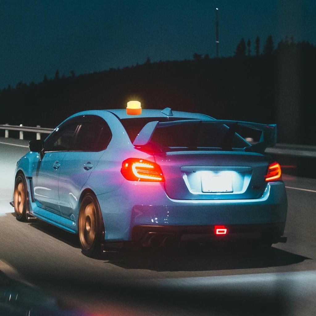 LED Strobe Lights LED Magnetic Double-mode Auto Supplies With Battery Car Flashing Lights For Trailer Tow Service Work