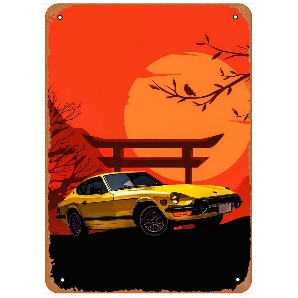 Metal Tin Signs Plaque Old Classic Cars Wall Decoration Vintage Art Posters Iron Painting for Man Cave Home Cafe Garage Club Bar