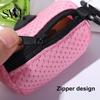Lightweight Pet Waste Bag Holder Dispenser Zipper Closing Crossed Drawers with Hanging Fashionable Poop Hook Trendy Convenient Dog Pickup Solution