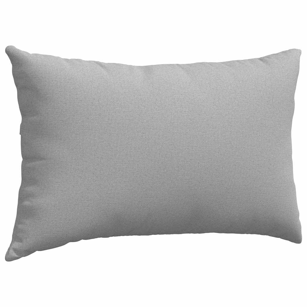 Sofa Cushions 2 Pcs Cloud Grey 50 X 30 Cm Fabric