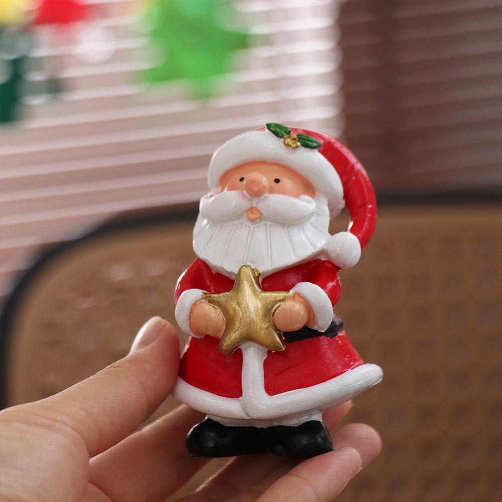 Funny Santa Claus Statue Creative Miniature Sculpture Micro Landscape Santa Claus Figurine  Gift
