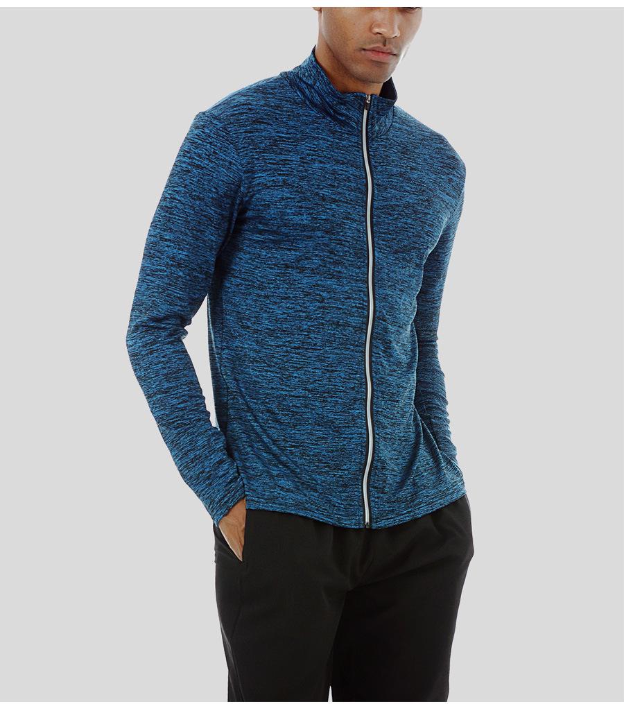 Men's Autumn Sportswear: Quick-Dry, Breathable Stand-Up Collar for Basketball & Running