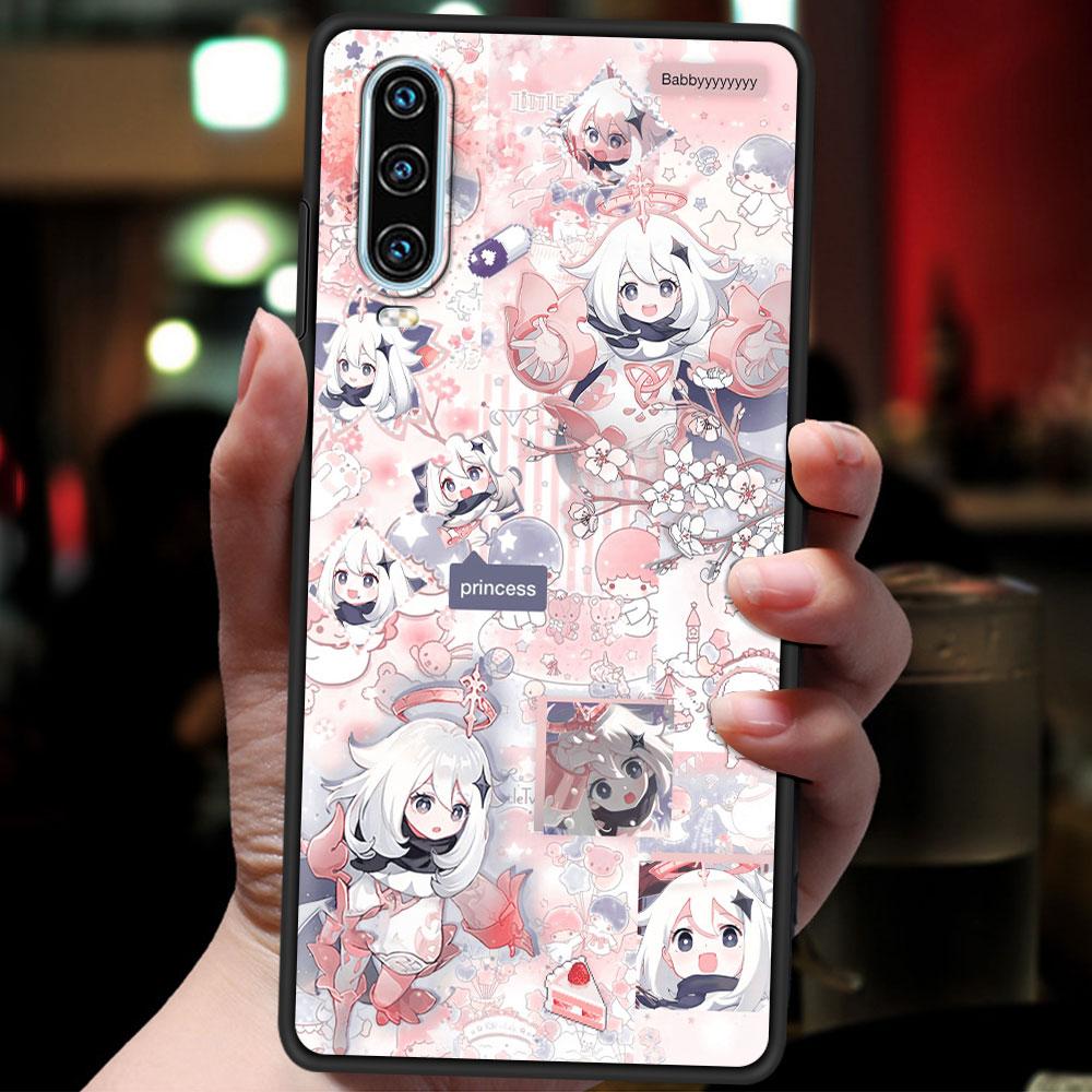 Genshin Impact Phone Case For Huawei P30 Lite P50 Pro P20 P40 Lite E P Smart Z 2021 Y6 Y7 Y9 2019 Y6p Y9s Y7a Silicone Cover