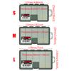 Lure Storage Box Waterproof Organizer Fishing Tackle Box Storage Trays Clear Tray Tool Box Baits Separator Multifunction