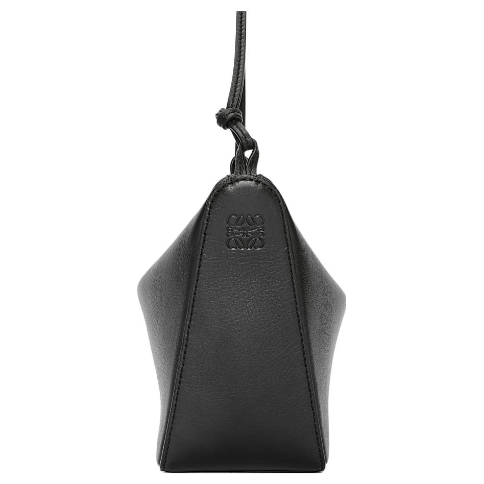 Loewe Mini Hammock Hobo bag Black Women Shoulder_bags A538G13X01-1100