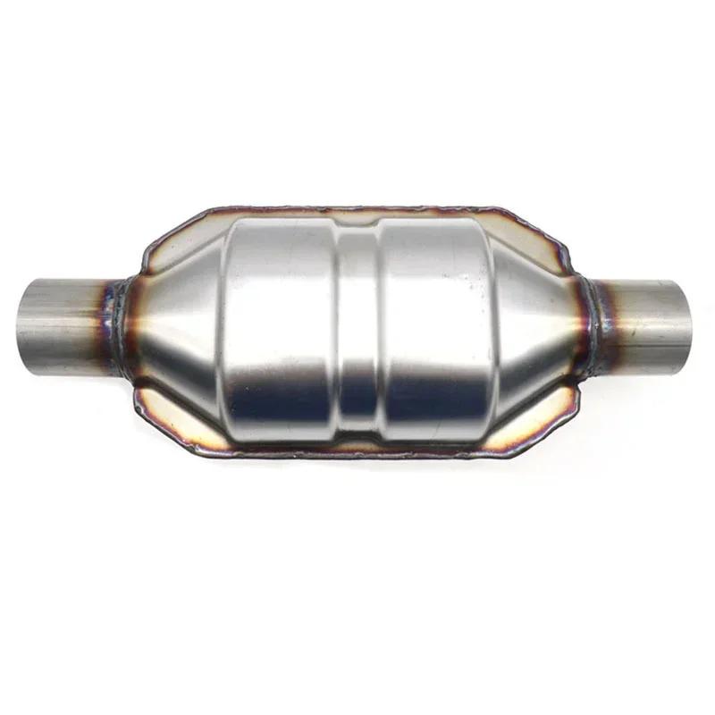 Universal-Katalysator, Autozubehör, 2,25 Zoll Außendurchmesser, hoher Durchfluss, 400 Zellen, Autoteile, Edelstahl, EPA-geprüft